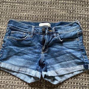 Abercrombie & Fitch blue denim size 2 womens shorts